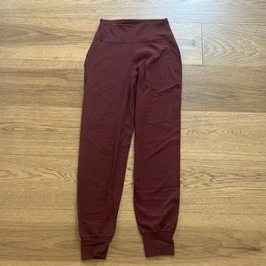 Lululemon Align Joggers- Red Merlot
